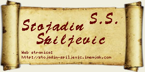 Stojadin Špiljević vizit kartica